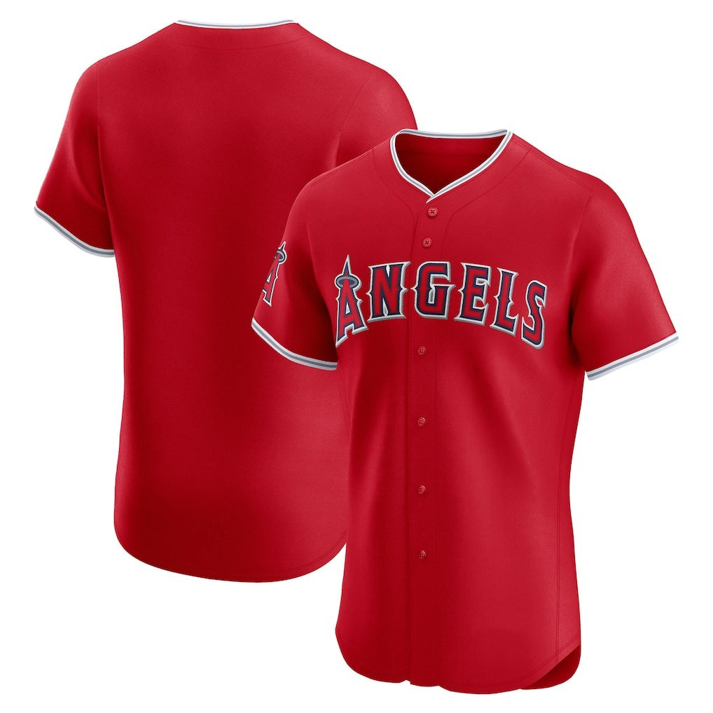 Los Angeles Angels Red MASONITE Alternate Elite Jersey