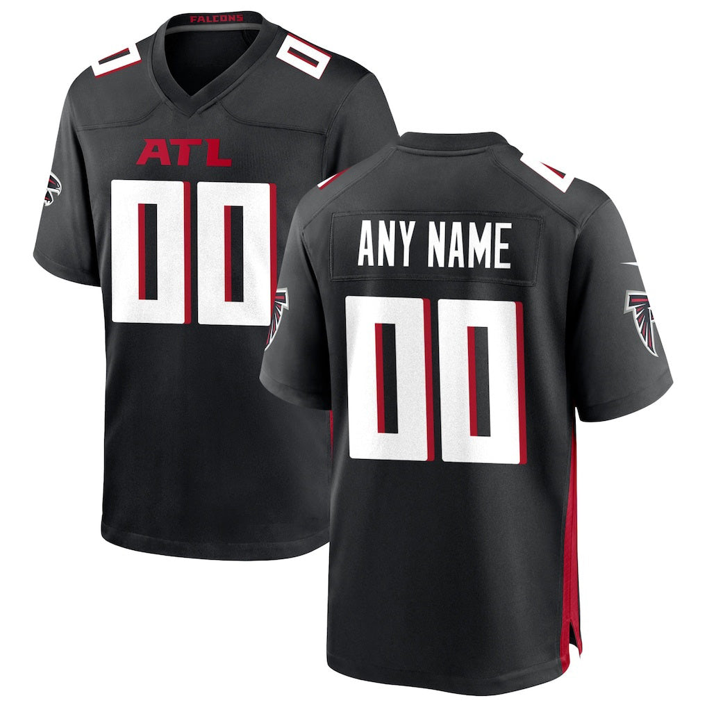 Custom A.Falcons Black MASONITE Game Jersey